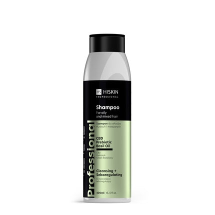 Hiskin Professional Shampoo For Oily And Mixed Hair Cleansing And Seboregulating 400ml