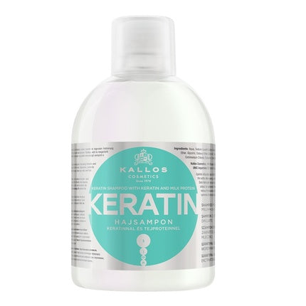 Kallos Kjmn Keratin Shampoo For Dry And Brittle Hair 1000ml