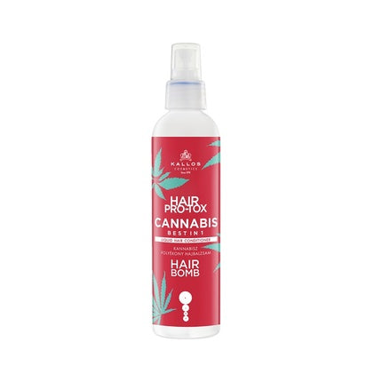 Kallos Kjmn Hair Pro-Tox Leave-In Conditioner With Hemp Seed Oil - 200ml