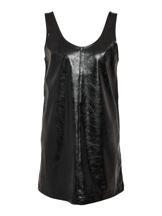 Kane Pinafore Vinyl Dress Black (27034979) Women