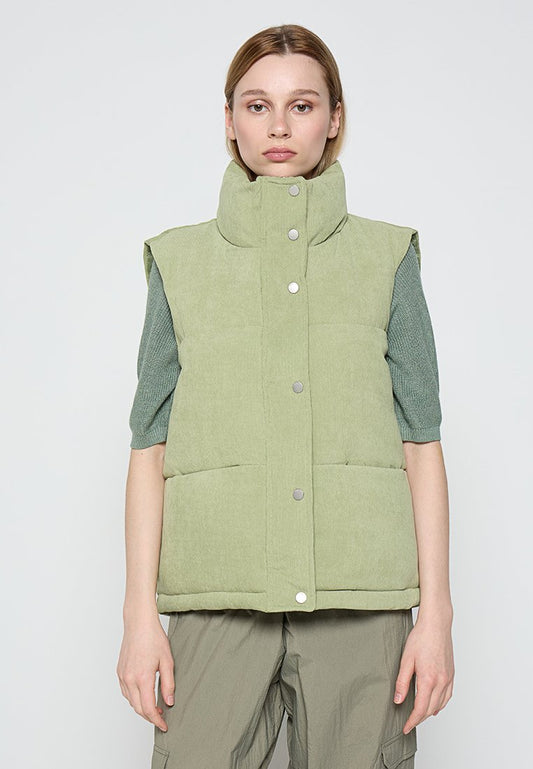 ONLY ONLOHIO CORDUROY WAISTCOAT OTW Light Green (ZZO30QH21-M00) Women