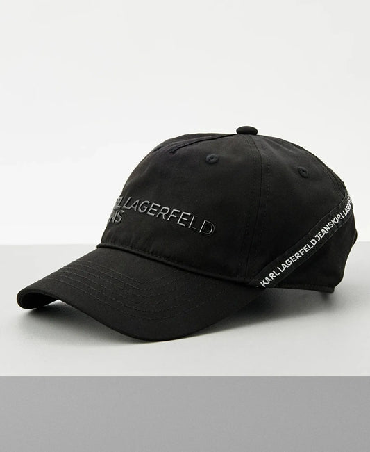 Karl Lagerfeld Jeans Nylon Tape Cap Black (A2W33026999) Women