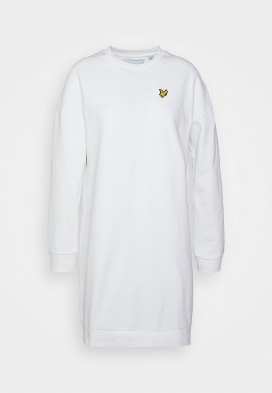 Lyle & Scott Sweatshirt Dress White (LY221C008-A11) Women