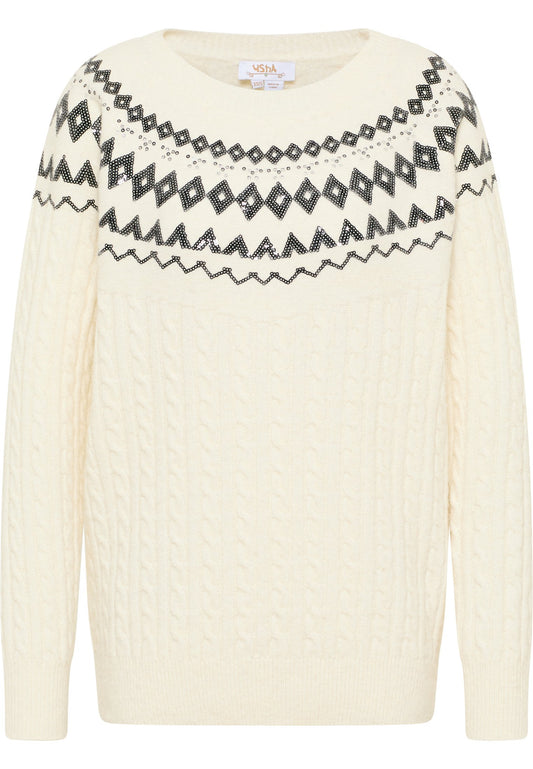 usha Knit Jumper carnea White (1US21I0O7-A11) Women
