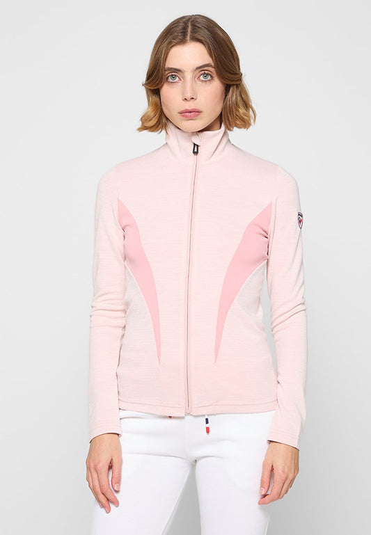 Rossignol RLLWL02 W REACT MERINO FZ Light Pink (ZZO2T9B06-J00) Women