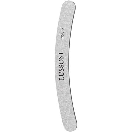 Lussoni Zebra Banana Files Curved Nail File for Artificial Nails 150/150 Grit