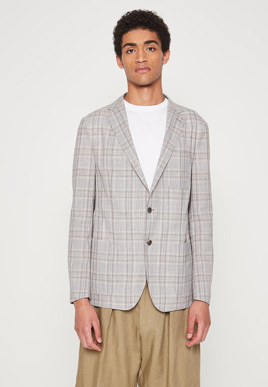 Strellson Stoffqualität Schurwolle Mix kariert Beige (ZZO1HYW03-B00) Men