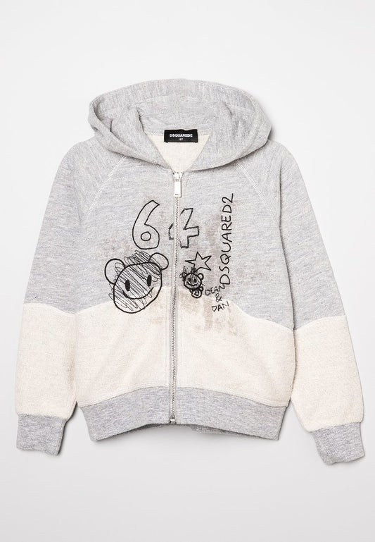 Dsquared2 D2S641U SLOUCH FIT FELPA light grey (ZZO2C7R27-C00) Kids