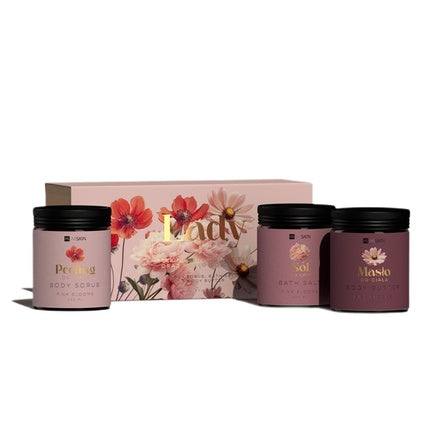 Hiskin Lady Flowers Bath Set - Bath Salt Women
