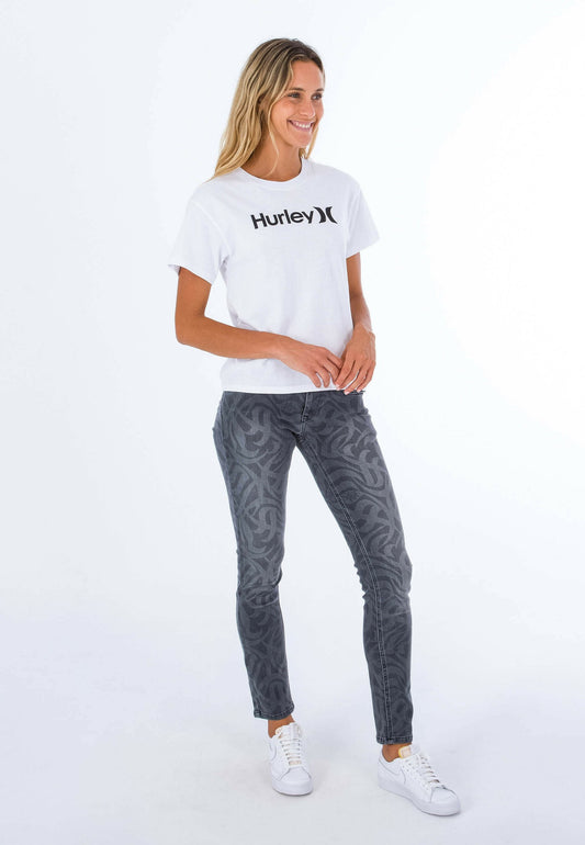 Hurley Jeans OCEANCARE FULL SLIM DENIM PANT Grey (HU821N004-C11) Women