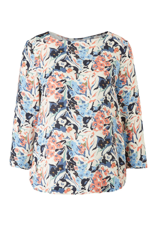 s.Oliver BLACK LABEL Luftige Bluse mit 3/4-Ärmeln (SOA21E0KR-A11) Women