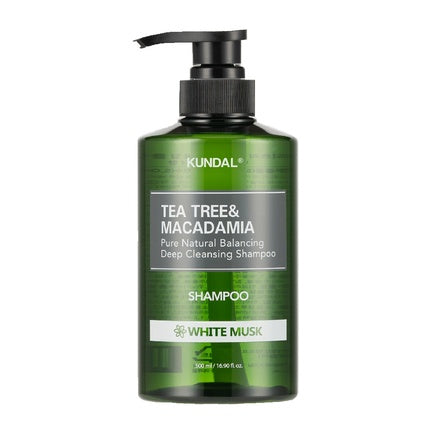 Kundal Tea Tree & Macadamia Deep Cleansing Shampoo 500ml White Musk
