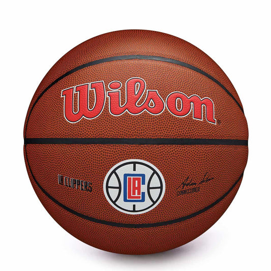 Wilson Ball NBA Team Alliance Los Angeles Clippers Brown-Gold (WI-WTB3100XBLAC) Unisex
