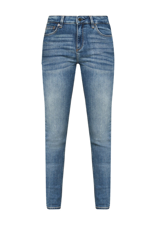 QS Skinny : jean Skinny leg Dark-Blue Denim (SO221N0S9-K11) Women