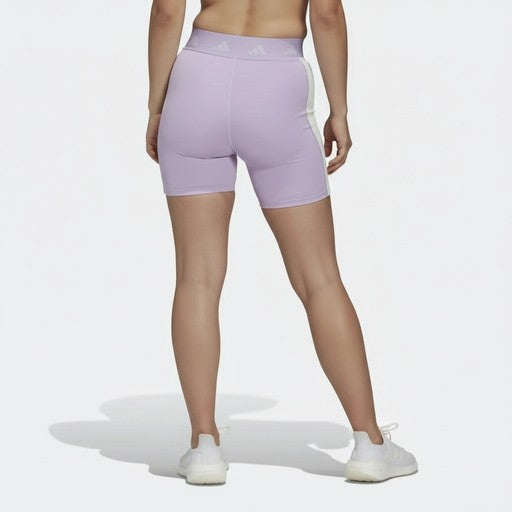 Adidas Women's High-Waisted Shorts Purple (HZ6961-PURPLE), Women