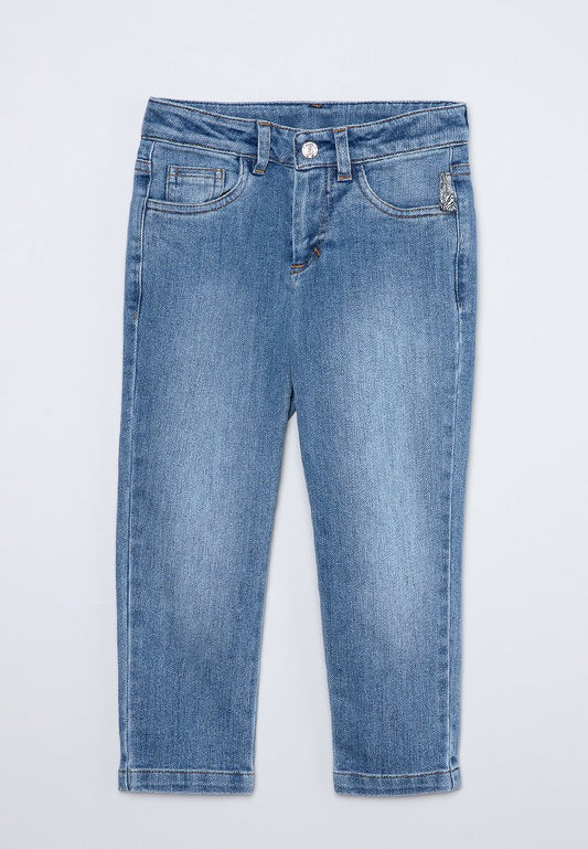 Roberto Cavalli Junior Boy denim trousers blue (ZZO1Y6M10-K00) Kids