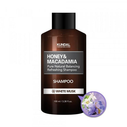 Kundal Honey & Macadamia Nature Shampoo 100ml White Musk