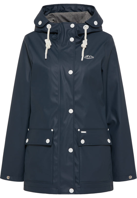 ICEBOUND Rain Jacket Blue (IC621U040-K11) Women