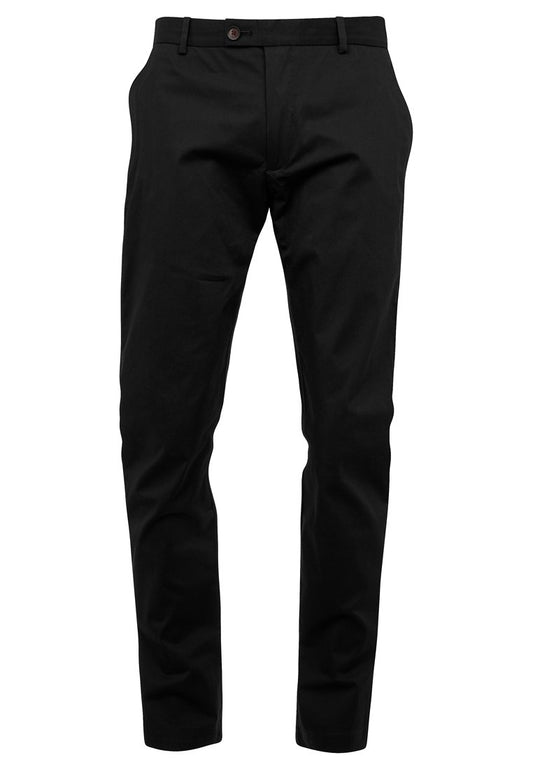 T.M.Lewin Radcliffe Slim Fit Chino in Larusmiani Mill Cotton Blend Black (TM022E017-Q11) Men