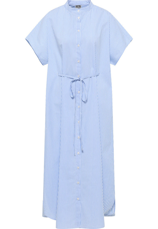 DreiMaster Blouse Dress Maxi Light Blue (4DR21C0AD-K11) Women