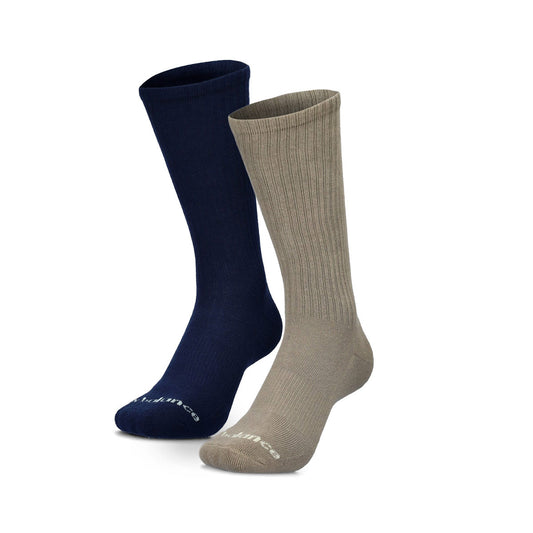 New Balance Socks Multi Color Logo Crew (2 Pairs) White (LAS51222-AS2) Unisex