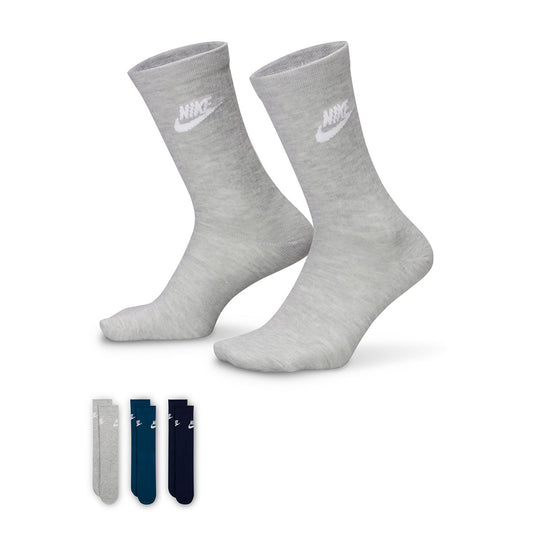 Nike Socks Sportswear Everyday Essential (3 Pairs) Heather Greywhite (DX5025-912) Unisex