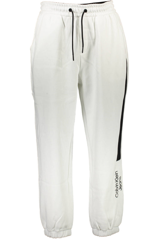 CALVIN KLEIN Tracksuit trousers (J30J322045_61F90A4_BIANCOYAF) Men