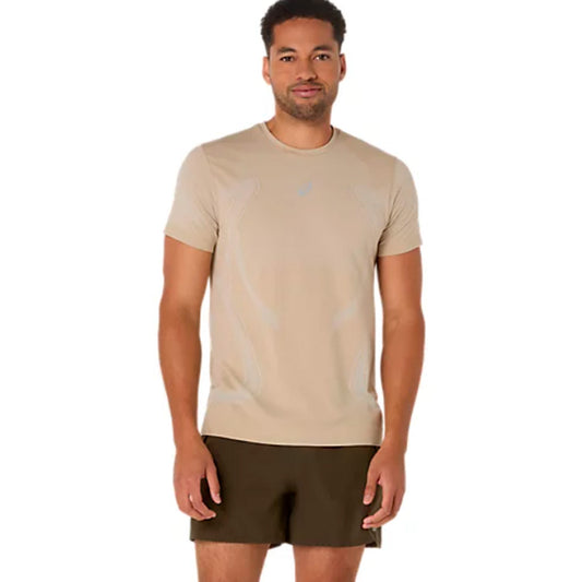 ASICS Road Seamless Short Sleeve Crem (2011D355-100) Men