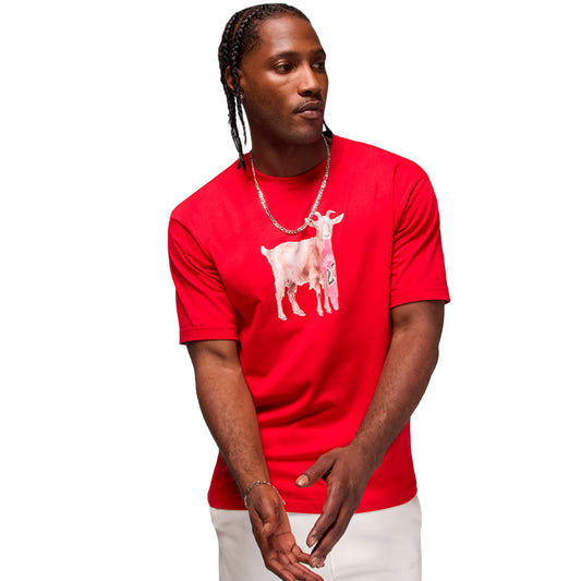 Jordan T-Shirt Goat Crew Gym Red (IF0786-687) Unisex