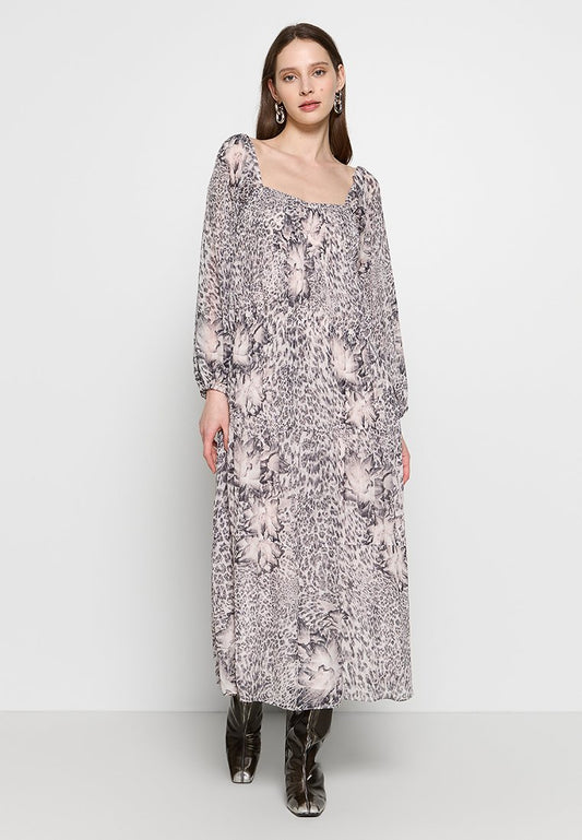 AllSaints AMARALAERTESDRESS Off-White (ZZO2K4335-A00) Women
