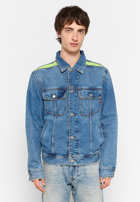 Diesel D BARCY RS S Jacket Blue (ZZO2JKVBQ-K00) Men