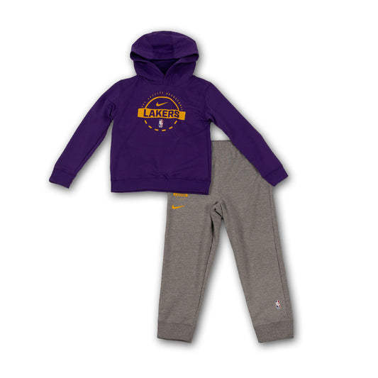 Nike Tracksuit Los Angeles Lakers Club Fleece Grey -Purple (NI-EZ2B3NBHQ-LAK) Kids