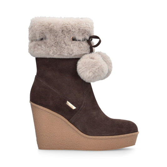 RANIA 01 - ANKLE BOOT COW SUEDE/FUR Women