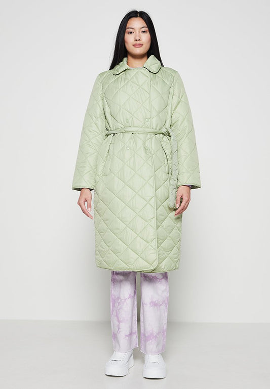 Pieces COAT FEM WOV PL100 Light Green (ZZO1T1Q15-N00) Women