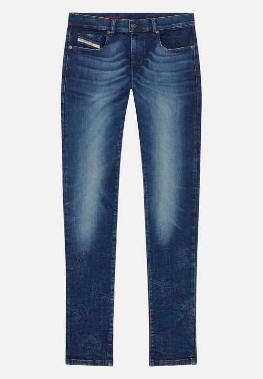 Diesel 2019 D STRUKT 09F54 Slim Jeans Dark Blue (DI122G116-K11) Men