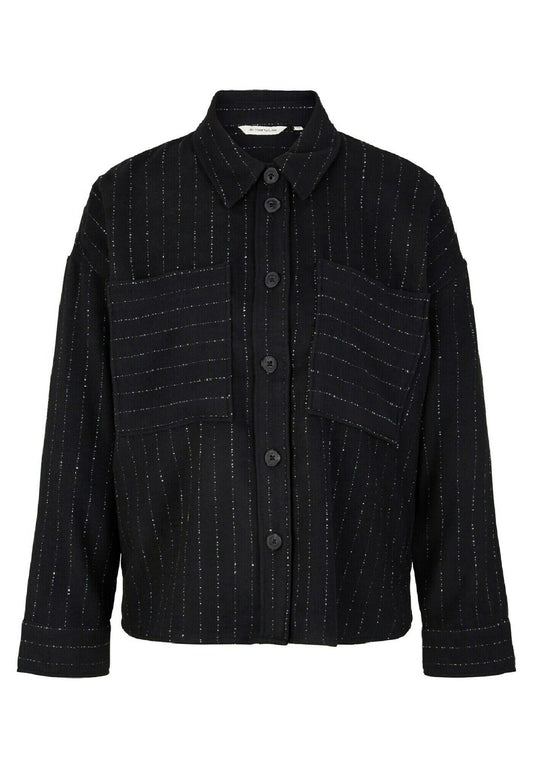 TOM TAILOR Blazer gestreifter Blazer Black (TO221G0CH-Q11) Women
