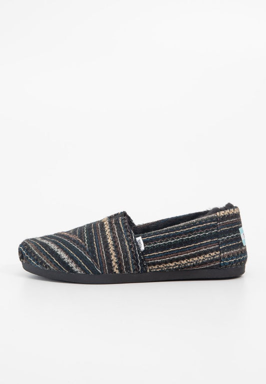 TOMS BLK MLT EMB CHENILLE WM ALPR ESP Black (ZZO2J4S39-Q00) Women