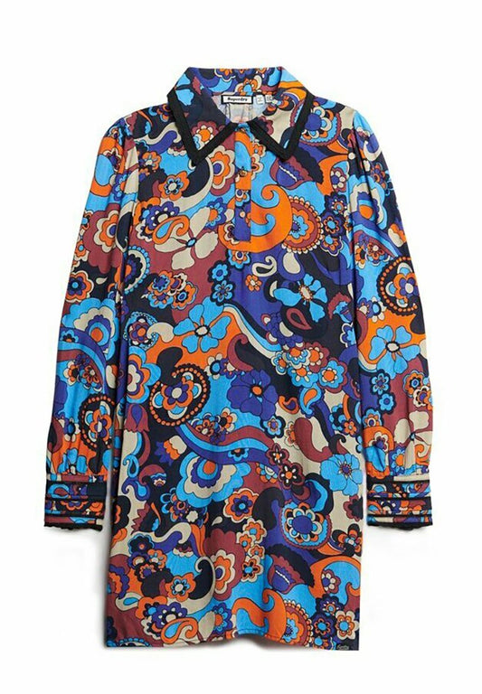 Superdry Printed 60s Mini Shirt Dress.... Women
