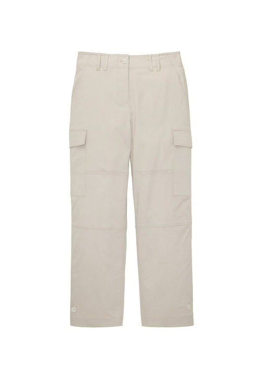 TOM TAILOR Hosen & Chino Cargo Trousers Off-White (TO221A0JQ-A11) Women
