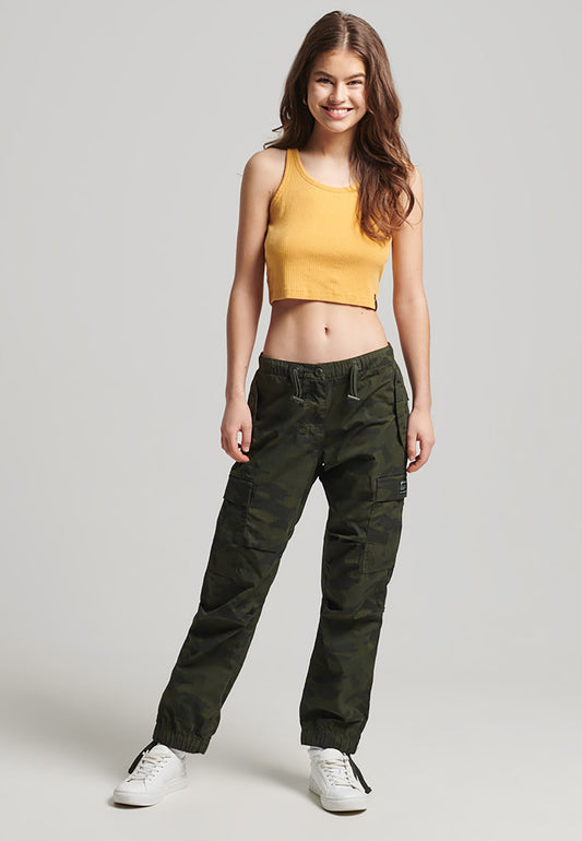 Superdry & Co SUPERDRY Organic Cotton Vintage Ribbed Crop Vest Top (SU221D29W-E11) Women