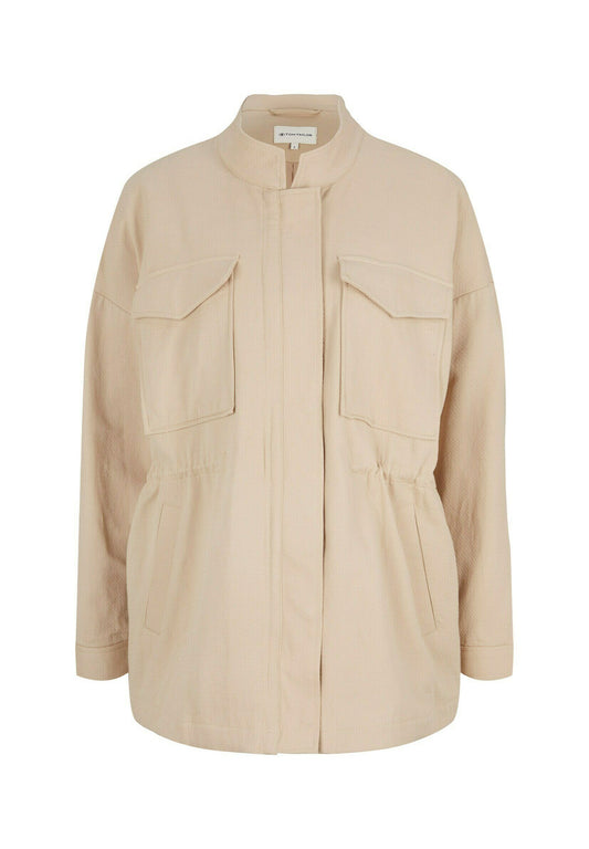 TOM TAILOR Jackets Regular Fit Jacket Utility Look Beige (TO221U079-B11) Women