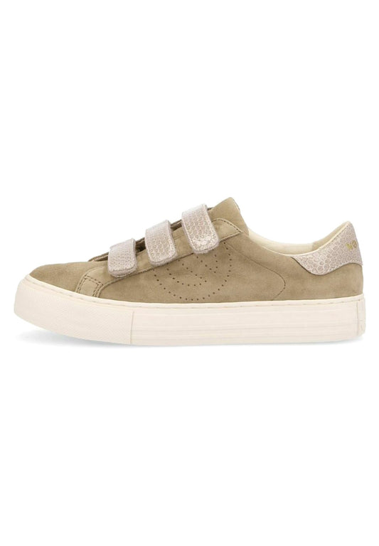 No Name Baskets à scratchs ARCADE STRAPS PERFOS - G.SUEDE/ECAILLE Mottled Berry (NO811A0A8-I11) Women