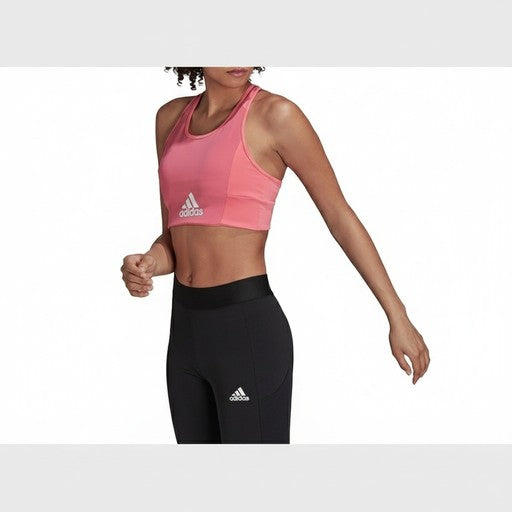 Adidas Performance Racerback Sports Bra Pink, Women