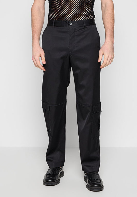 WOOD WOOD WWYves Cargo Pants Black (ZZO37DGBN-Q00) Men