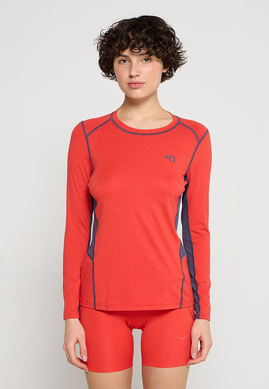 Kari Traa SVAL LONGSLEEVE Red (ZZO2F2B44-G00) Women
