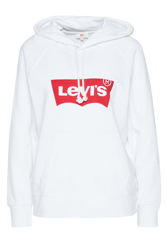 Levi's® GRAPHIC SPORT HOODIE GOOD SPORTSWEAR BAT White (ZZO1HEC21-A00) Women