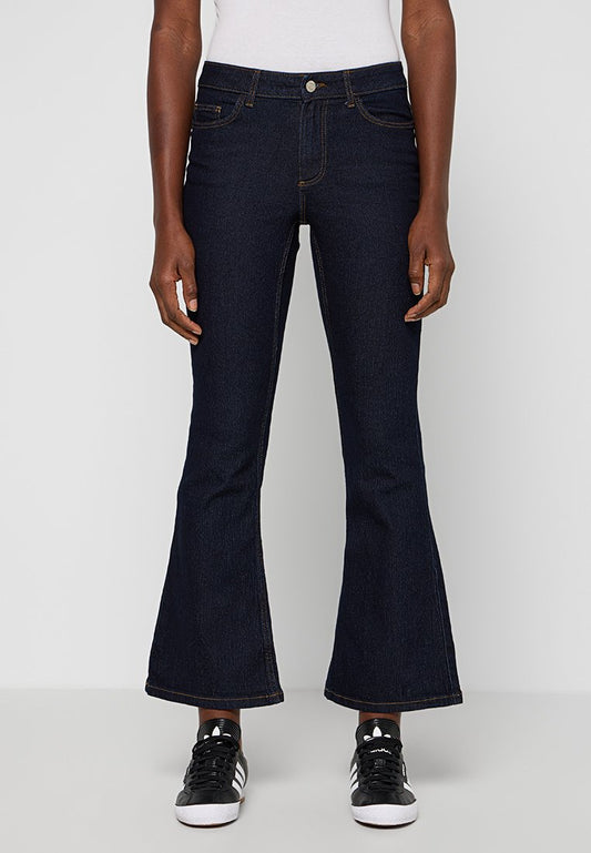Vero Moda VMASPEN MR SKIN FLARED DNM JEANS MIXZLO Dark Blue (ZZO30G518-K00) Women