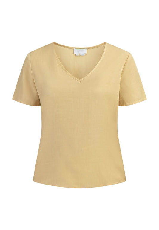 usha Blouse Top Yellow (1US21E0GF-E11) Women