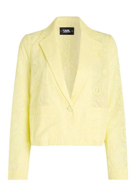 KARL LAGERFELD Jacket Broderie Anglaise Blazer (K4821G04H-E11) Women