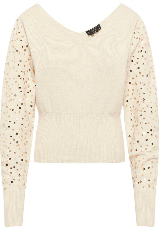 faina Knit Jumper White (FAB21I084-A11) Women